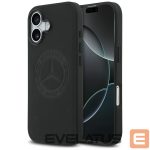 Kitos prekės Mercedes-Benz  Mercedes Leather Vintage Logo MagSafe Case for iPhone 17 - Black 