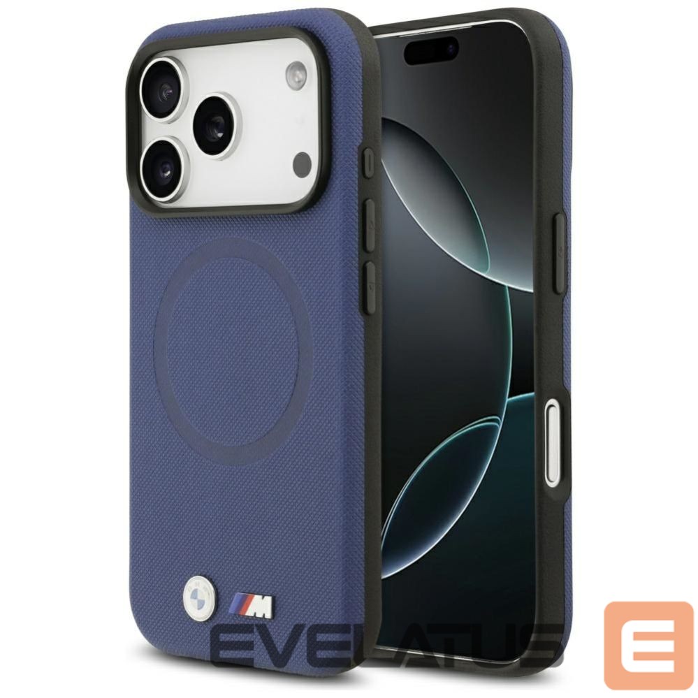 Kitos prekės BMW BMW M FW Metal Logo MagSafe Case for iPhone 17 Pro - Navy Blue