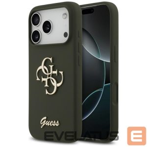 Kitos prekės Guess  Guess Silicone Big 4G Script Case for iPhone 17 Pro Max - Green 