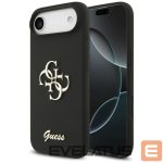 Kitos prekės Guess  Guess Silicone Big 4G Script case for iPhone Air - black 