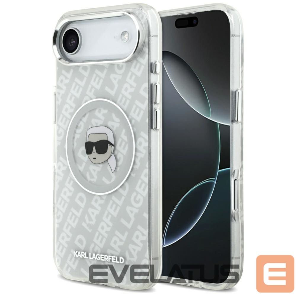 Kitos prekės Karl Lagerfeld Karl Lagerfeld IML Karl Head Logo MagSafe iPhone Air Case - Gray