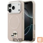 Kitos prekės Karl Lagerfeld  Karl Lagerfeld Karl & Choupette Pins MagSafe Case for iPhone 17 Pro - Pink 