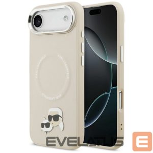 Kitos prekės Karl Lagerfeld  Karl Lagerfeld Karl & Choupette Pins MagSafe Case for iPhone Air - Beige 