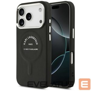 Kitos prekės Karl Lagerfeld  Karl Lagerfeld Karl RSG Logo MagSafe Case for iPhone 17 Pro - Black 