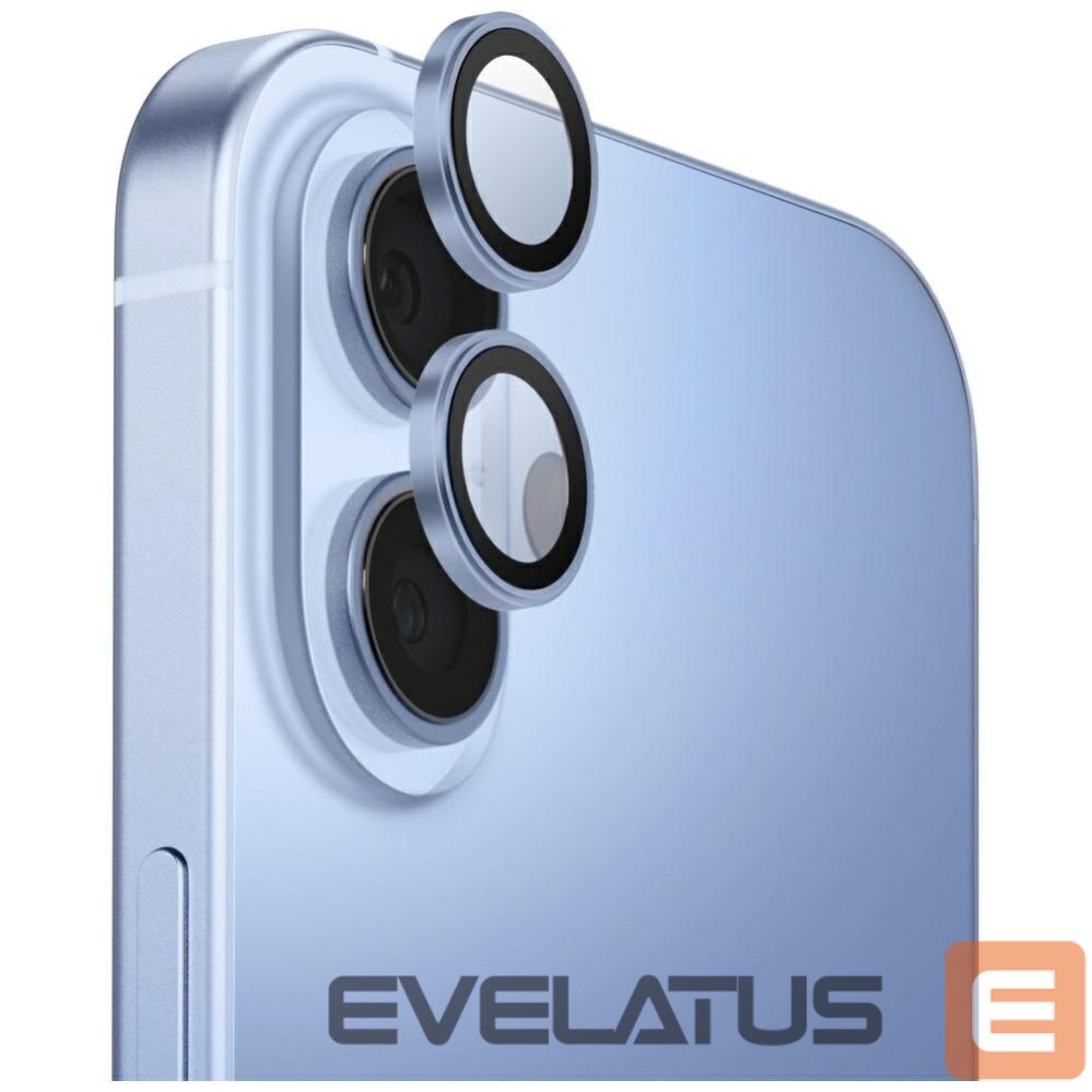 Kitos prekės UNIQ Uniq Optix Aluminum Camera Lens Protector for iPhone 17 with Applicator - Blue