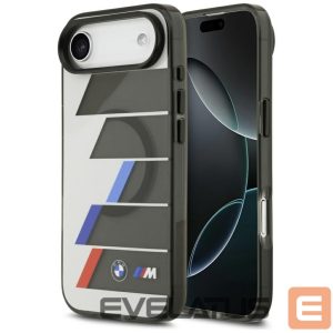 Kitos prekės BMW  BMW M IML Metal Buttons Tricolor Lines MagSafe Case for iPhone Air - Gray 