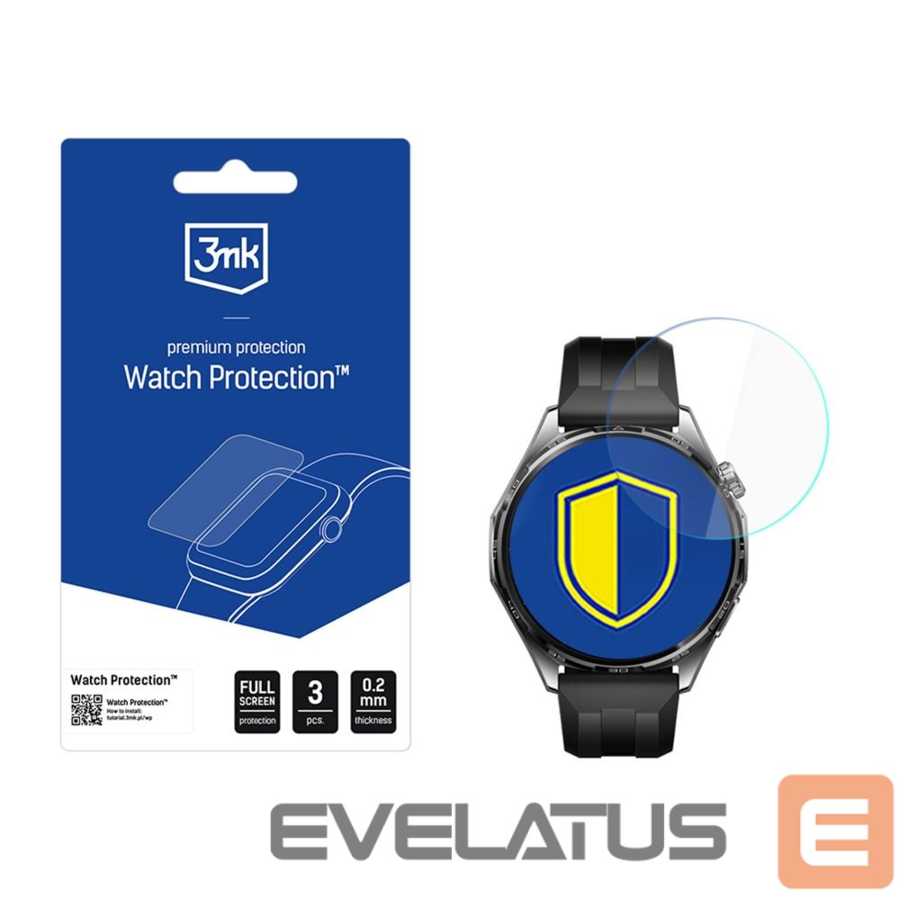 Kitos prekės 3MK 3mk Watch Protection FlexibleGlass hybrid glass for the smartwatch display for Huawei Watch GT 6 46 mm