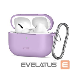 Kitos prekės Tech-Protect  Tech-Protect Silicone Hook Case for AirPods Pro - Purple 