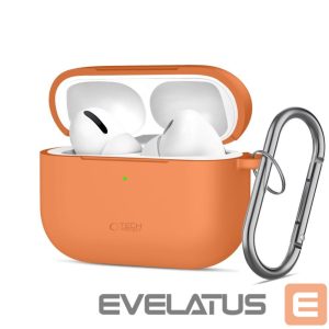 Kitos prekės Tech-Protect  Tech-Protect Silicone Hook case for AirPods Pro - orange 