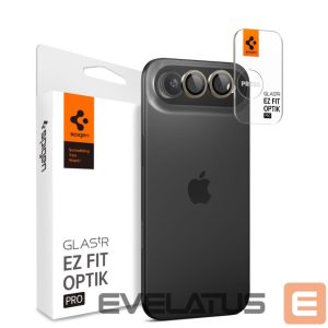 Kitos prekės Spigen  Spigen Optik Pro GLAS.TR ”EZ FIT” Camera Cover 2-pack for iPhone Air - Gold 