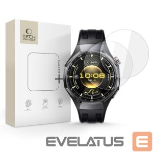 Kitos prekės Tech-Protect  Tech-Protect Glass Fit+ 2-pack tempered glass for Huawei Watch GT 6 Pro 46mm - transparent 