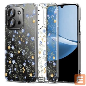 Kitos prekės Tech-Protect  Tech-Protect FlexAir Case for Xiaomi Redmi 15C 173mm / Poco 85C 173mm - Daisies with Leaves 