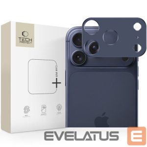 Kitos prekės Tech-Protect  Tech-Protect Camalloy Fit+ Camera Cover for iPhone 17 Pro - Navy Blue 
