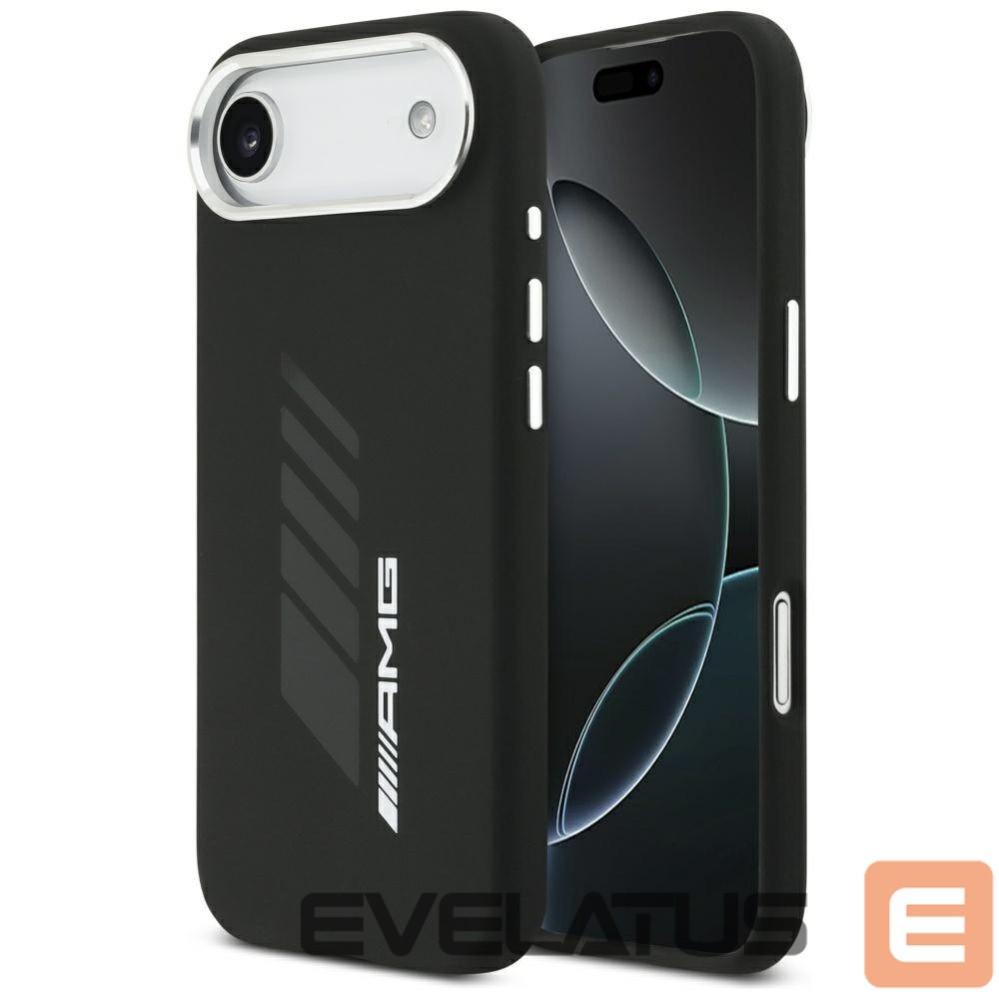 Kitos prekės Mercedes-Benz AMG Silicone Oversize Rhombs MagSafe Case for iPhone Air - Black