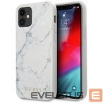 Kitos prekės Guess  Guess Marble Case for iPhone 12 mini 5.4" - White 