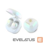 Kitos prekės Guess  Guess Bluetooth headphones GUTWSJ144ESH TWS + docking station white/white Iridescent 4G Printed Logo 