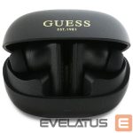 Kitos prekės Guess  Guess Bluetooth headphones GUTWST88MCTGK TWS + docking station black/black Capsule Printed Logo 