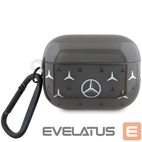 Kitos prekės Mercedes-Benz Mercedes MEAP28DPMGS AirPods Pro 2 (2022/2023) cover black Large Star Pattern