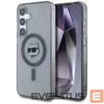 Kitos prekės Karl Lagerfeld  Karl Lagerfeld Button Choupette Head Printed Logo MagSafe Samsung Galaxy S25 case black 