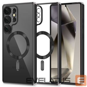 Kitos prekės Tech-Protect  Tech-Protect MagFlex Case for Samsung Galaxy S25 Ultra - Clear Black 