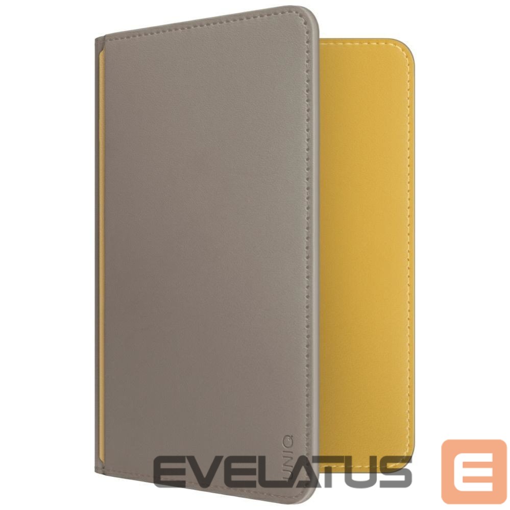 Kitos prekės UNIQ Uniq Belmont RFID Blocking Passport Case - Grey/Yellow