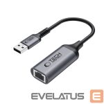 Kitos prekės Tech-Protect  Tech-Protect UltraBoost USB-A 3.0 / Ethernet RJ45 1000Mbps Adapter - Black 