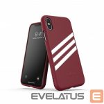 Kitos prekės Adidas  Adidas OR Molded PU Suede case for iPhone X / XS - burgundy 