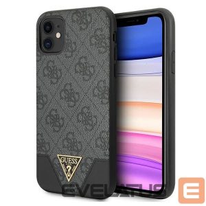 Kitos prekės Guess  Guess 4G Triangle Collection case for iPhone 11 6.1" / Xr - gray 