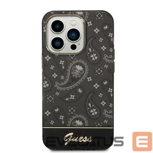 Kitos prekės Guess  Guess Bandana Paisley Case for iPhone 14 Pro Max 6.7" - Black 