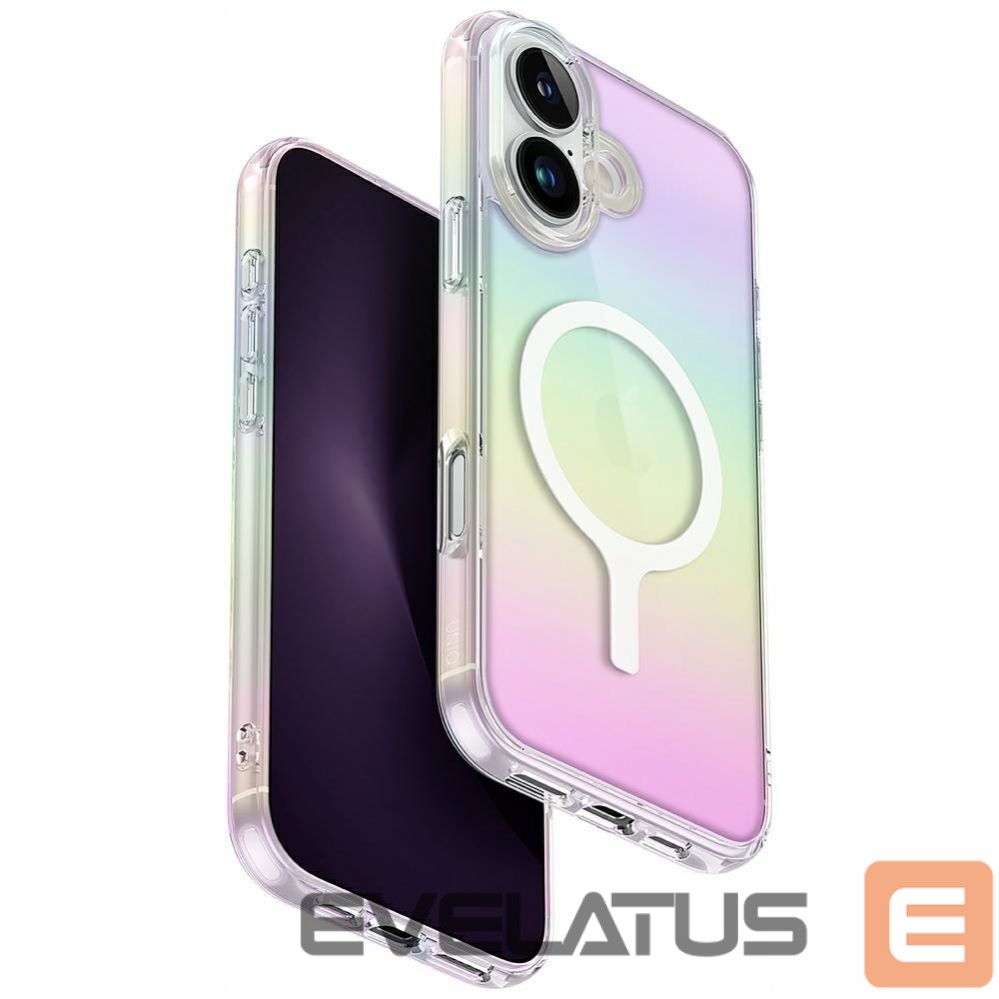 Kitos prekės UNIQ Uniq Iridescia Magclick Charging Case for iPhone 16 Plus - Multicolor