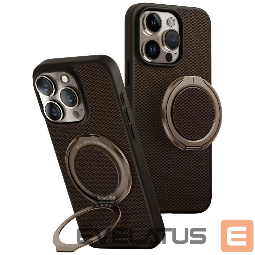 Kitos prekės UNIQ Uniq Keva Air Magclick Charging GripFit Case for iPhone 16 Pro - Brown