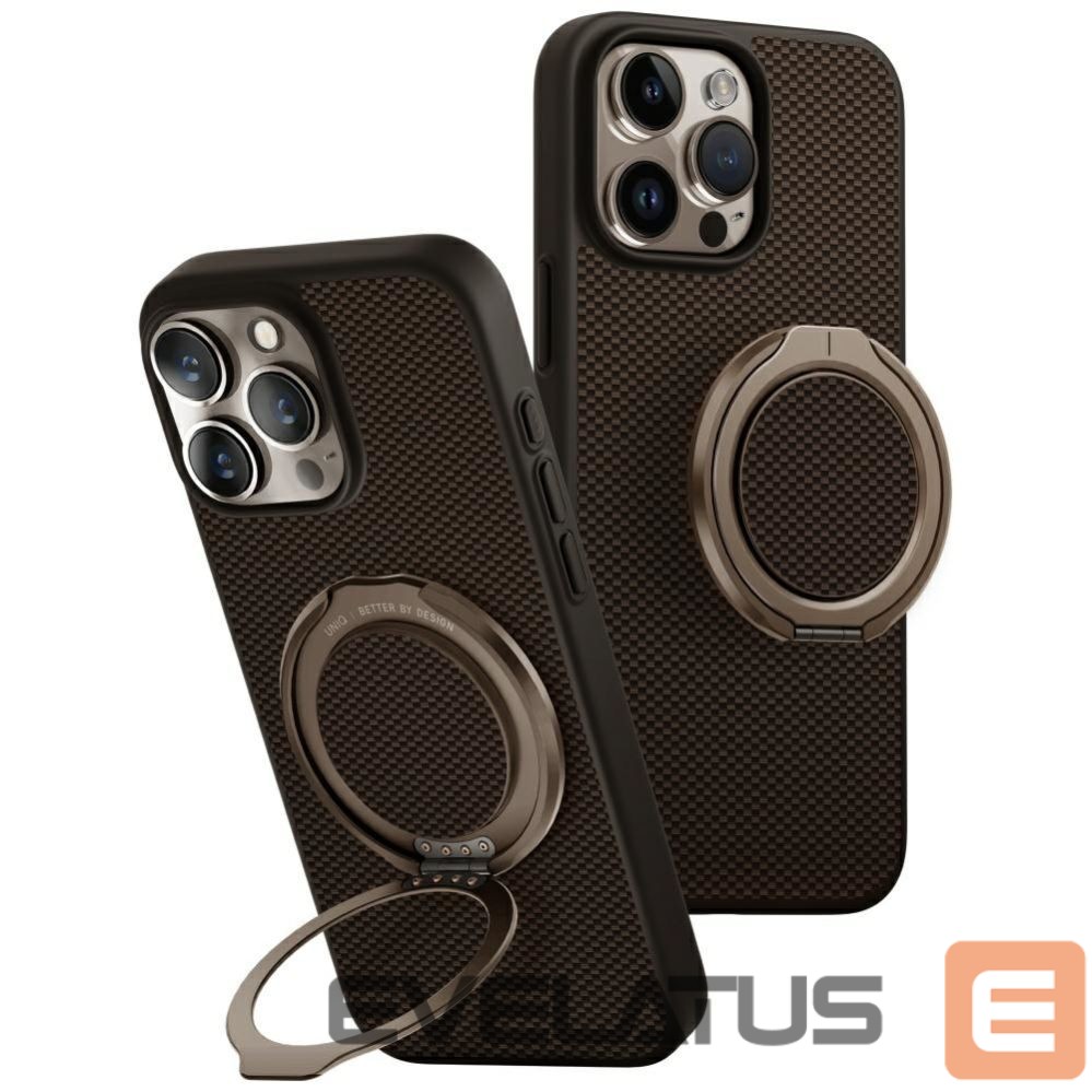 Kitos prekės UNIQ Uniq Keva Air Magclick Charging GripFit Case for iPhone 16 Pro Max - Brown
