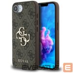 Kitos prekės Guess  Guess 4G Big Logo Case for iPhone 16e - Brown 
