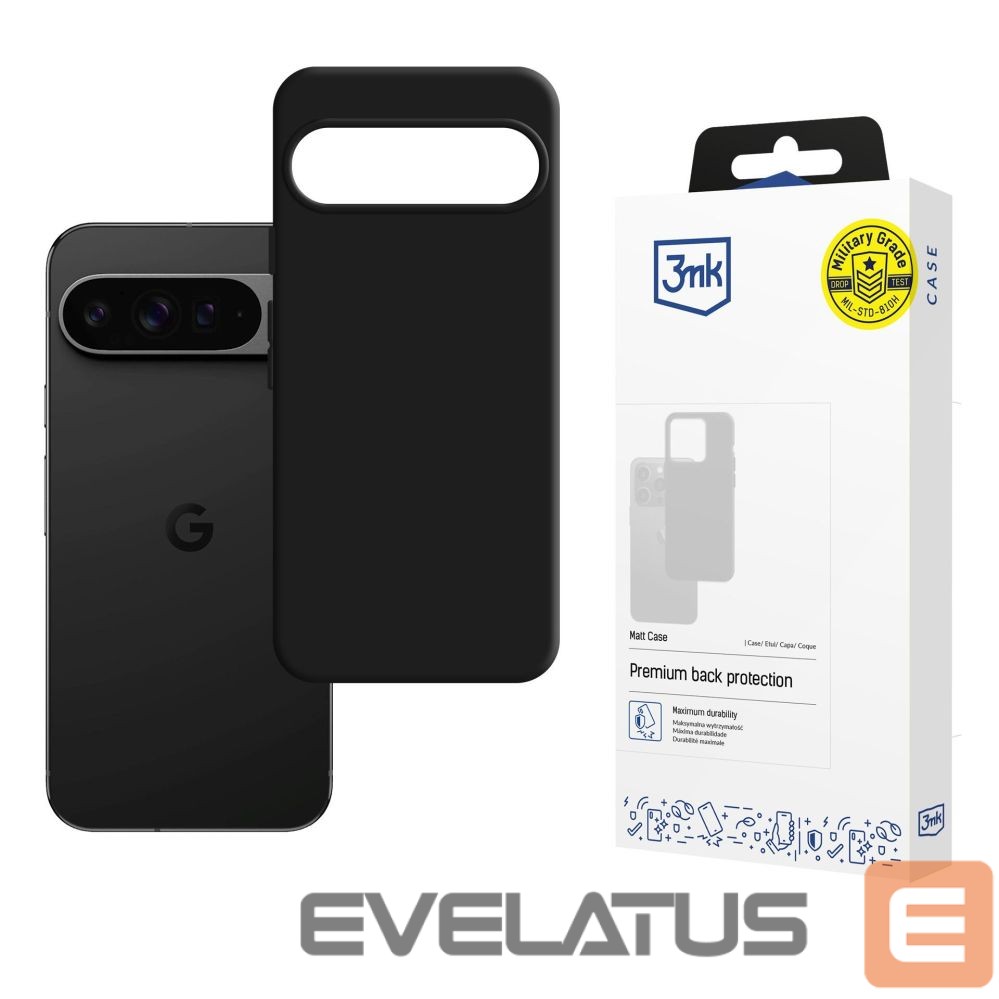 Kitos prekės 3MK 3mk Matt Case for Google Pixel 10 Pro XL - Matte Black