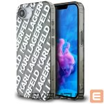 Kitos prekės Karl Lagerfeld  Karl Lagerfeld IML Repeat Logo case for iPhone 16e - silver 