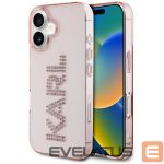 Kitos prekės Karl Lagerfeld  Karl Lagerfeld IML Rhinestones Logo iPhone 16 Case - Pink 