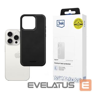 Kitos prekės 3MK  3mk Hardy Apple Silky Leather MagCase for Apple iPhone 15 Pro - Black 