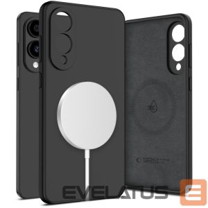 Kitos prekės Tech-Protect  Tech-Protect Liquid Silicone MagSafe case for Samsung Galaxy S25 Edge - black 