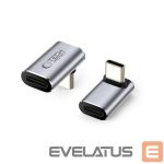 Kitos prekės Tech-Protect  Tech-Protect Ultraboost AA02 USB-C Angled Adapter - Gray 