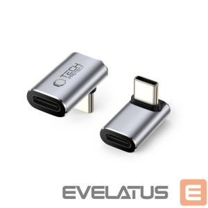 Kitos prekės Tech-Protect  Tech-Protect Ultraboost AA02 USB-C Angled Adapter - Gray 