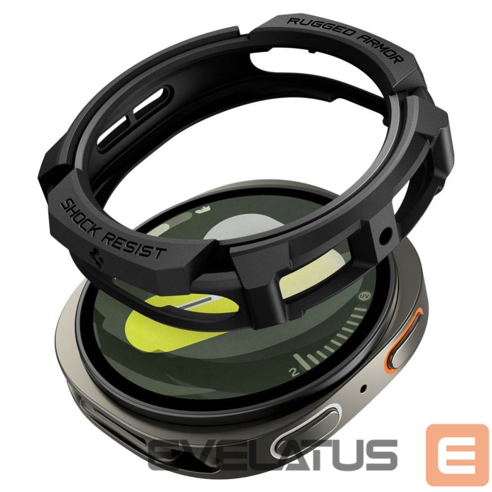 Kitos prekės Spigen Spigen Rugged Armor Case for Samsung Galaxy Watch 8 40mm - Matte Black