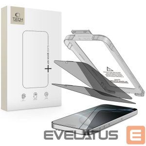 Kitos prekės Tech-Protect  Tech-Protect Quick Set Spy+ Privacy Glass 2-pack for iPhone 16 Pro 