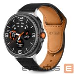 Kitos prekės Tech-Protect  Tech-Protect Leatherfit Strap for Samsung Galaxy Watch 40/44/46 mm - Black 