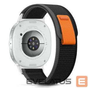 Kitos prekės Tech-Protect  Tech-Protect Nylon Stripe Strap for Samsung Galaxy Watch 40/44/46 mm - Black and Orange 