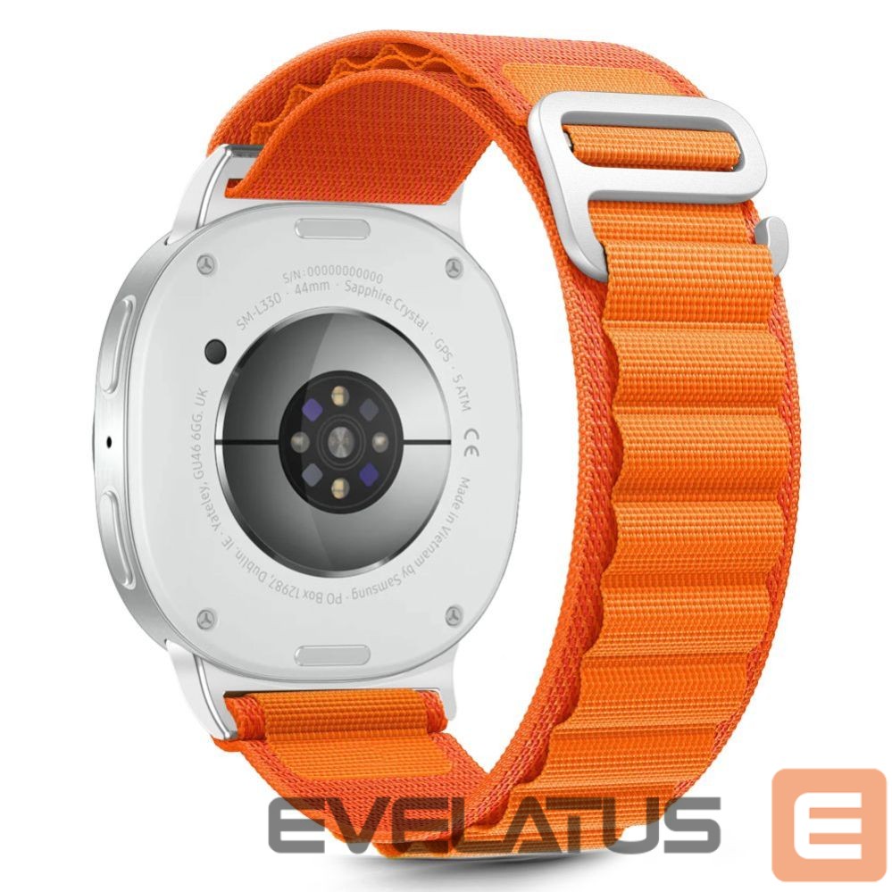 Kitos prekės Tech-Protect Tech-Protect Nylon Stripe Strap for Samsung Galaxy Watch 40/44/46 mm - Orange