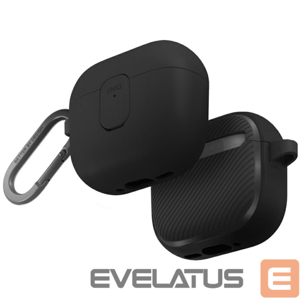 Kitos prekės UNIQ Uniq Clyde Lock Case for AirPods 4 - Black