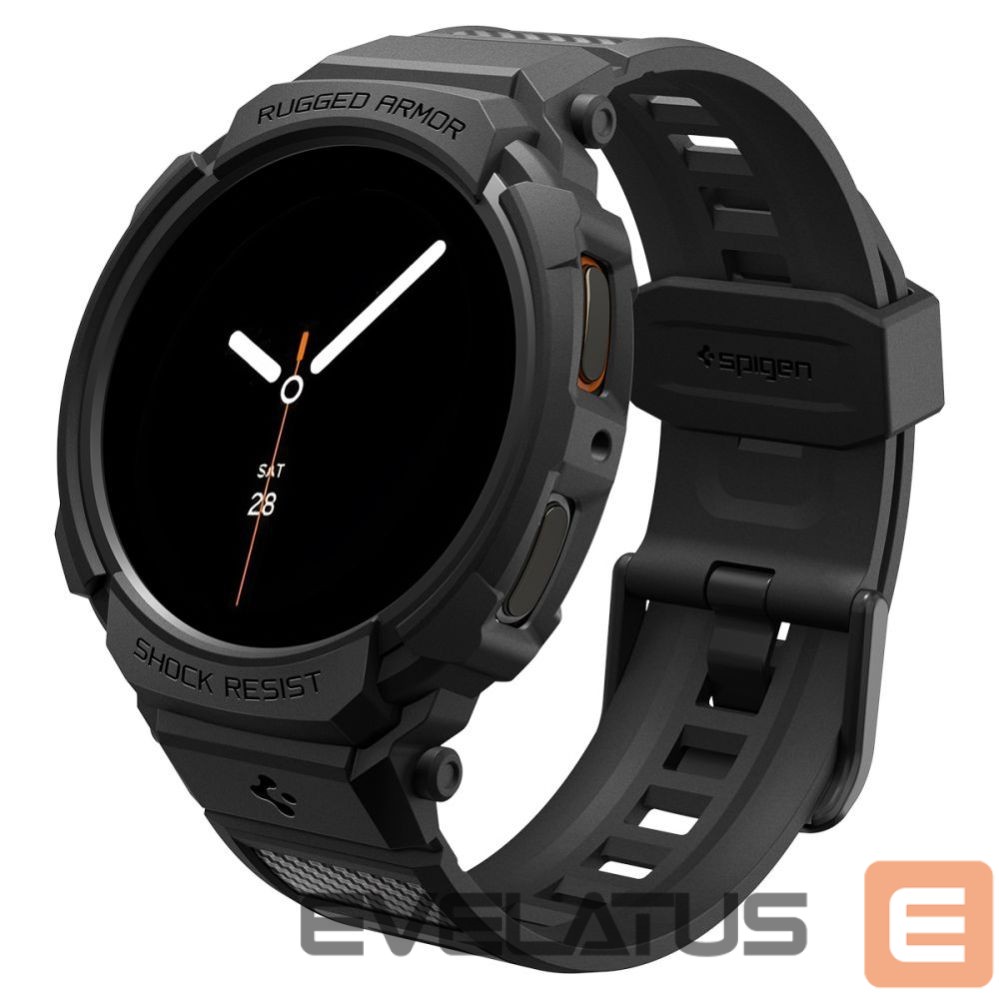 Kitos prekės Spigen Spigen Rugged Armor Pro Strap for Samsung Galaxy Watch 8 40mm - Matte Black