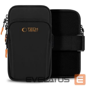 Kitos prekės Tech-Protect  Tech-Protect M7 Universal Sport Armband Case - Black and Orange 