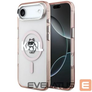 Kitos prekės Karl Lagerfeld  Karl Lagerfeld IML Choupette Sketch Logo MagSafe Case for iPhone 17 Air - Pink 