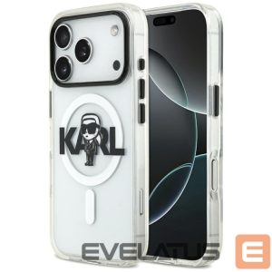 Kitos prekės Karl Lagerfeld  Karl Lagerfeld IML Karl Sketch Logo MagSafe Case for iPhone 17 Pro - Transparent 